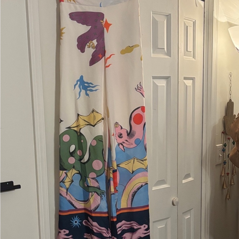 Evolutionary- Colorful Wide Leg Pants